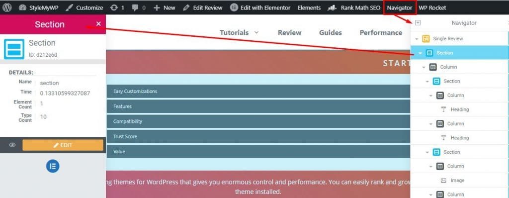 Dynamic.ooo Frontend Navigator